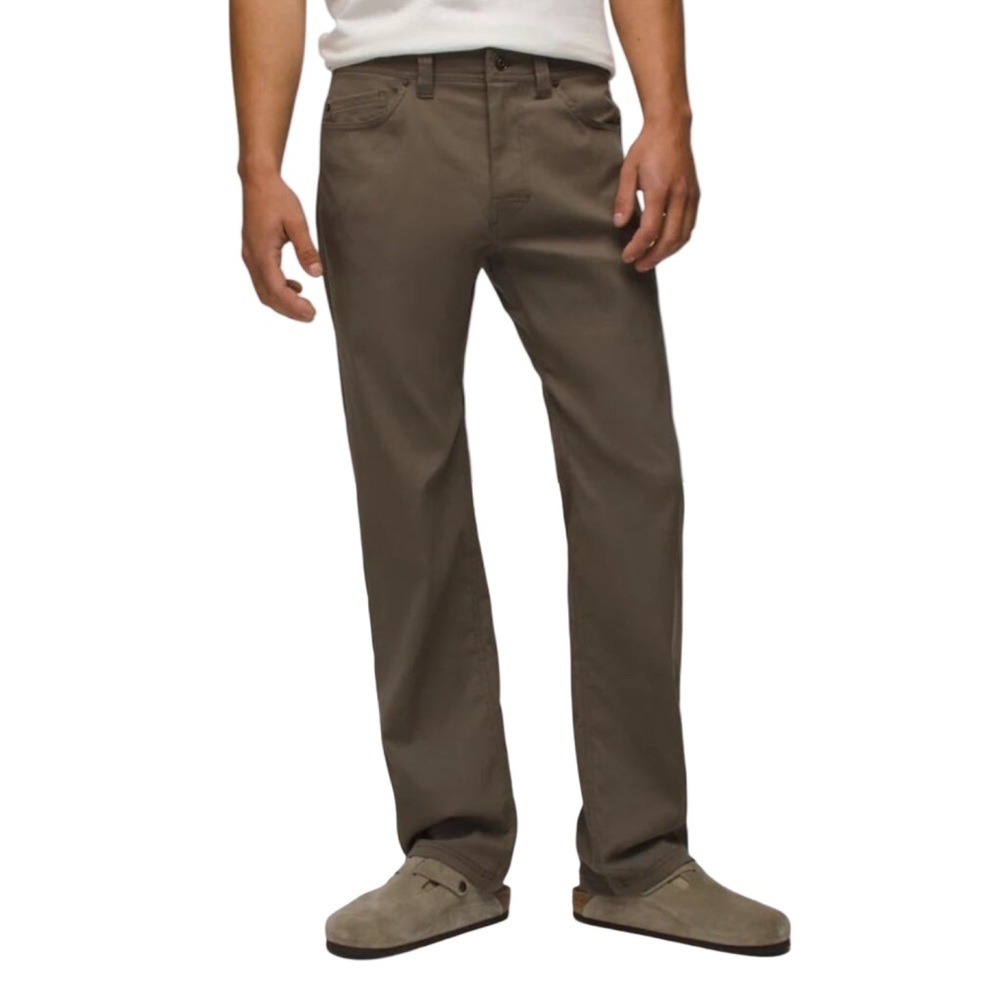 PrAna Brion Pant Brown Hiking Pants Mens Gorpcore Slim Fit Camping Outdoors